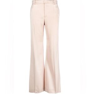 Chloé high waist pink wool silk blend trousers nwot 42/10